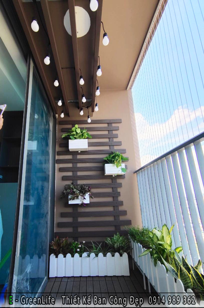 Công trình thực tế Trang Trí Ban Công