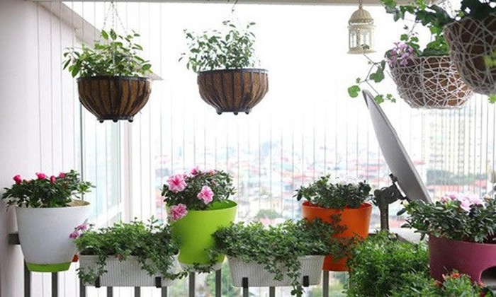 Mách bạn 10 kiểu làm đẹp ban công ở chung cư