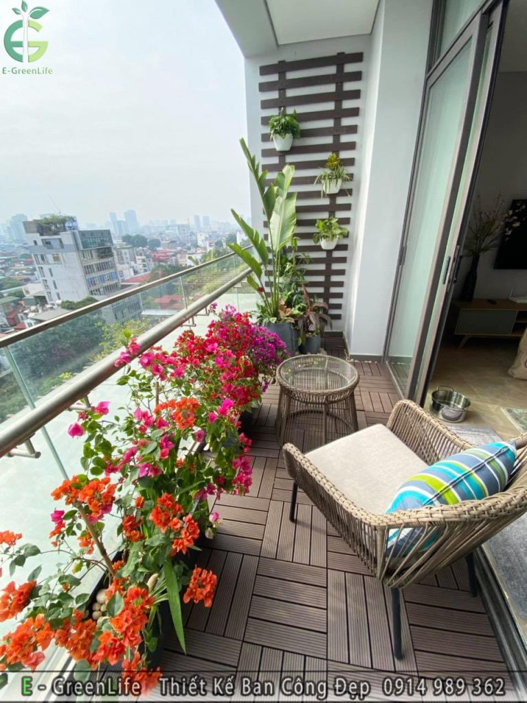 4 bí kíp “lợi hại” bỏ túi khi trang trí ban công chung cư