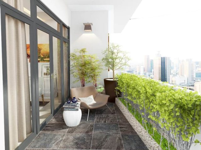 2 phong cách trang trí ban công nhỏ đẹp mê ly