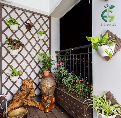 Mẫu ban công đẹp combo 10 nhà chị Minh tại An Bình City