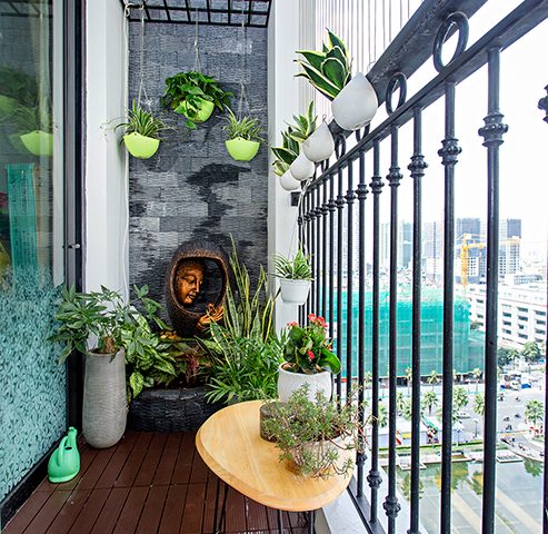 Mẫu ban công đẹp combo 5 nhà chị Dung tại Times City