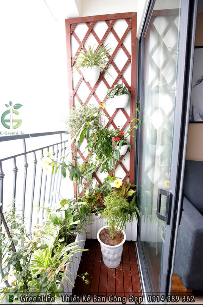 Mẫu ban công đẹp combo 7 nhà anh Lam tại Chung cư An Bình City