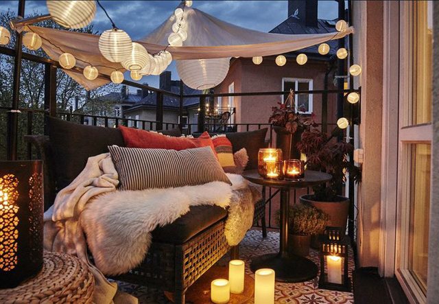 Học ngay các mẫu trang trí ban công phong cách Bohemian