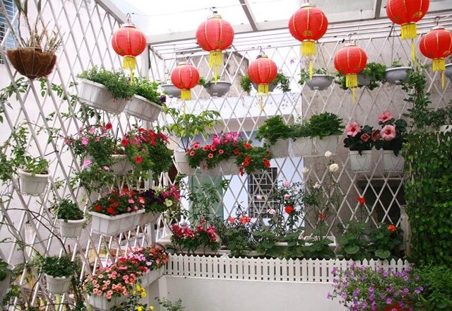Trang Trí Ban Công Đón Tết