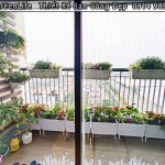 Chậu Trồng Hoa Gỗ Nhựa Ngoài Trời Mẫu Kẻ Ngang
