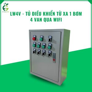 LW4V Tủ điều khiển từ xa qua wifi 1 bơm 4 van điện từ (24VDC, 220VAC) Bơm 3HP 1Pha