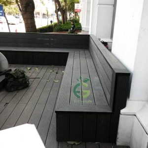 Ghế, bàn gỗ nhựa ECO 021