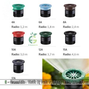 Đầu Tưới Hunter 15A Chỉnh Góc Tưới