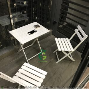 Ghế, bàn gỗ tự nhiên ECO 020
