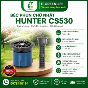 Béc phun chữ nhật Hunter CS530