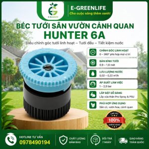 Béc tưới sân vườn cảnh quan Hunter 6A