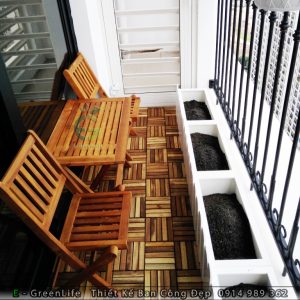 Bàn ghế ban công BISTRO mini