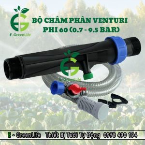 Bộ châm phân Venturi phi 60 model 0.7–9.5 bar