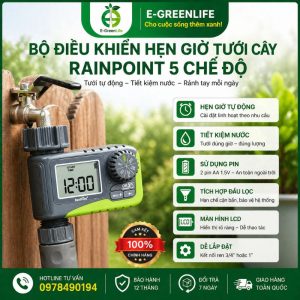 Bộ điều khiển hẹn giờ tưới cây RainPoint