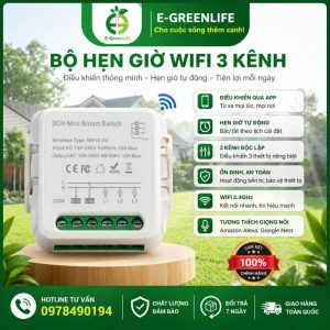 Bộ hẹn giờ wifi 3 kênh