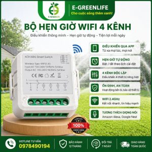 Bộ hẹn giờ wifi 4 kênh