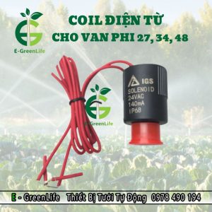 Coil điện từ IGS SC01 cho van 27, 34, 48