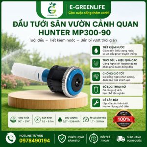 Đầu tưới sân vườn cảnh quan Hunter MP300-90
