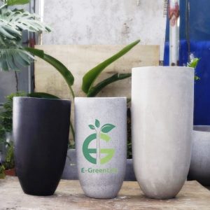 Chậu Xi Măng Nhẹ Hình Đầu Đạn