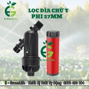 Lọc đĩa chữ Y phi 27 mm