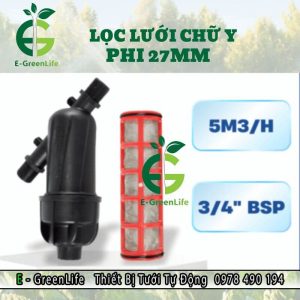 Lọc lưới chữ Y phi 27 mm