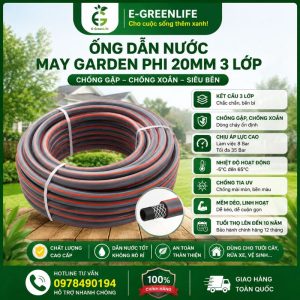 Ống dẫn nước May Garden phi 20mm 3 lớp