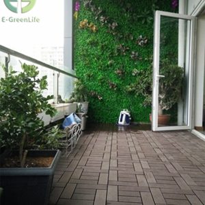 Sàn ban công gỗ nhựa composite 6 nan đan