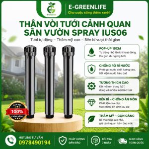 Thân vòi tưới cảnh quan sân vườn Spray IUS06