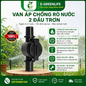 Van áp chống rò nước 2 đầu trơn