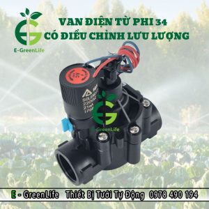 Van điện từ phi 34 có điều chỉnh lưu lượng