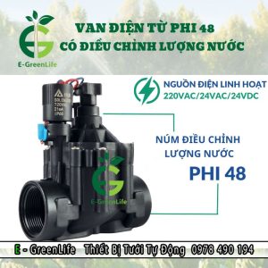 Van điện từ phi 48 có điều chỉnh lưu lượng
