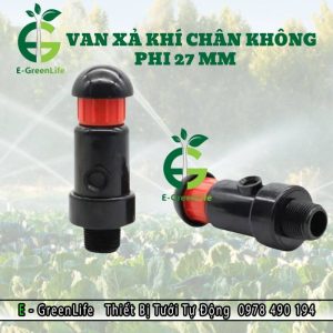 Van xả khí chân không phi 27 mm
