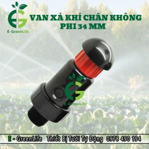 Van xả khí chân không phi 34 mm