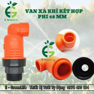 Van xả khí kết hợp phi 48 mm